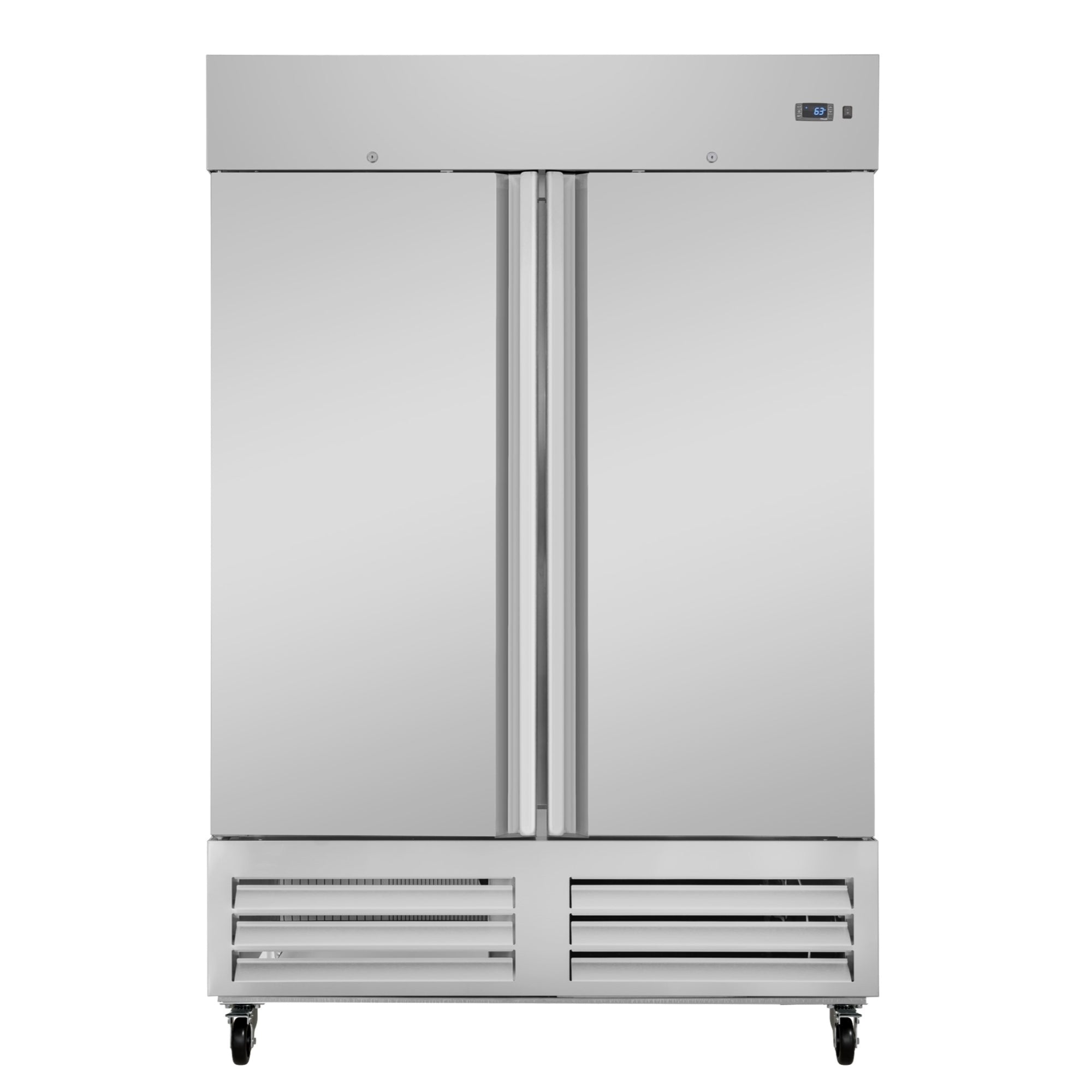 54 in. Commercial Two-Door Convertible Reach-In Refrigerator