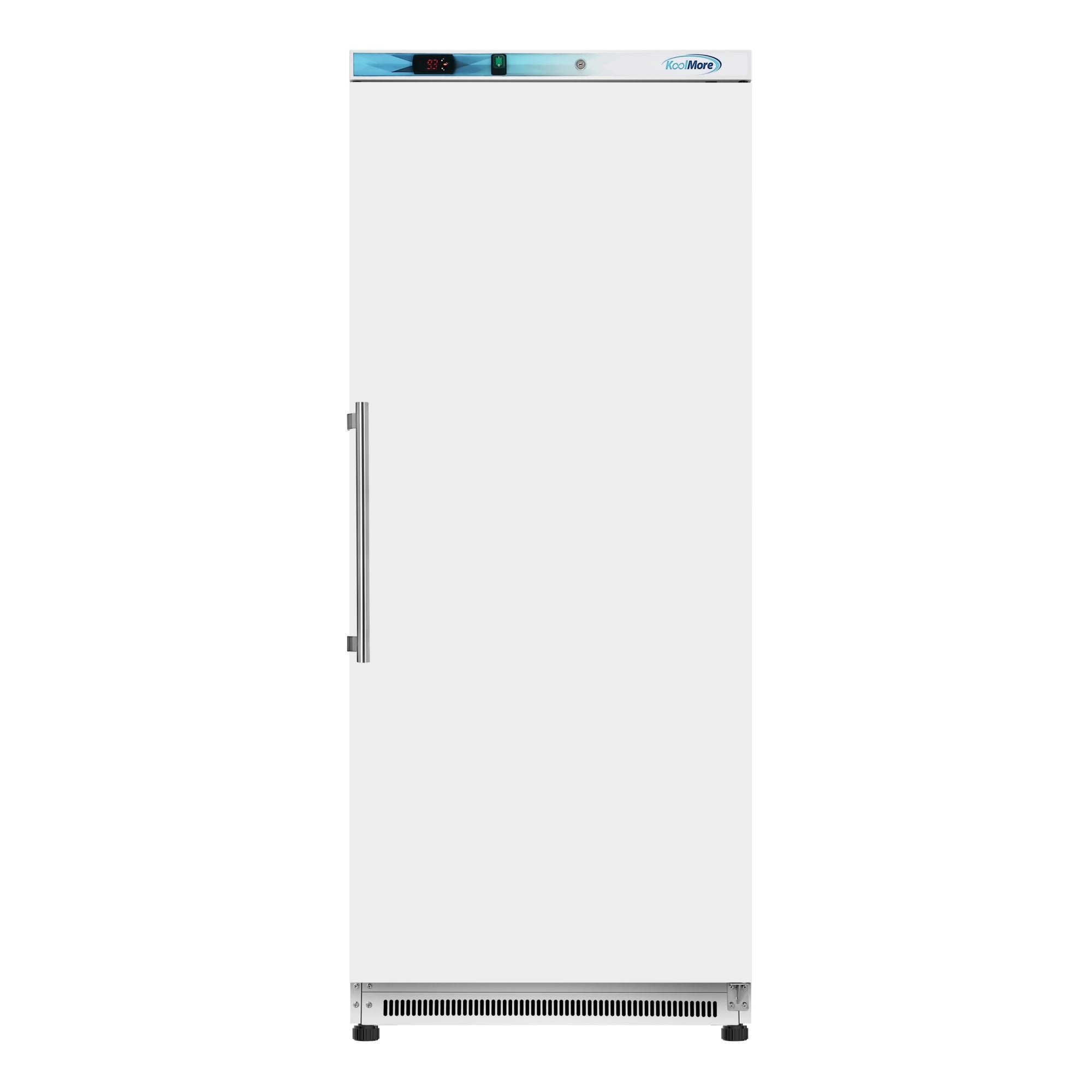 20 Cu. Ft. Commercial Reach-in Refrigerator in White with Manual