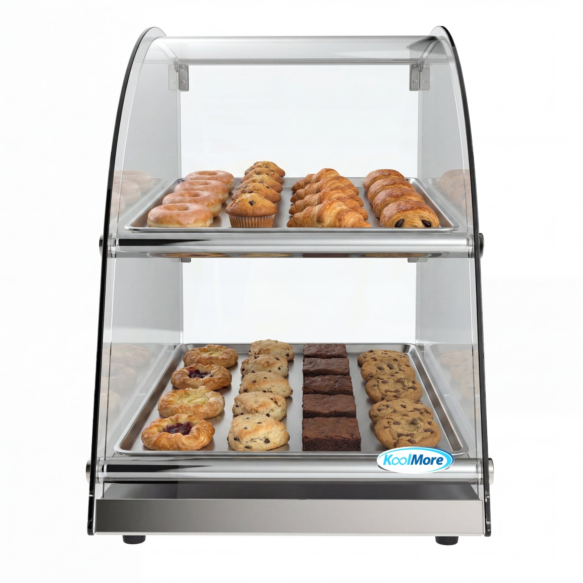 14 in. Commercial Countertop Bakery Display Case with Front Curved
