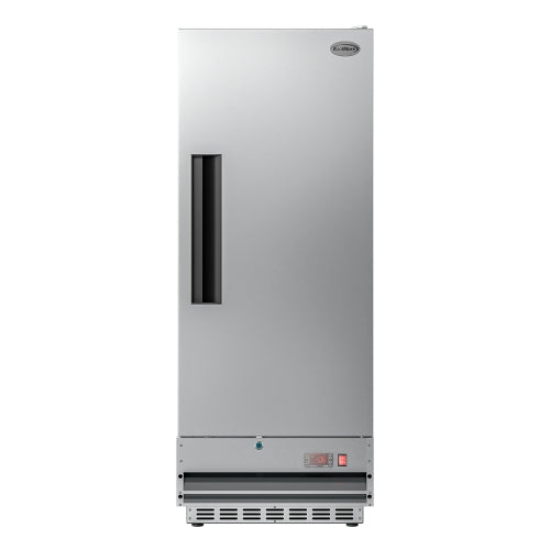 25 in. Commercial Stainless Steel 1-Door Reach-In Freezer, 12 cu