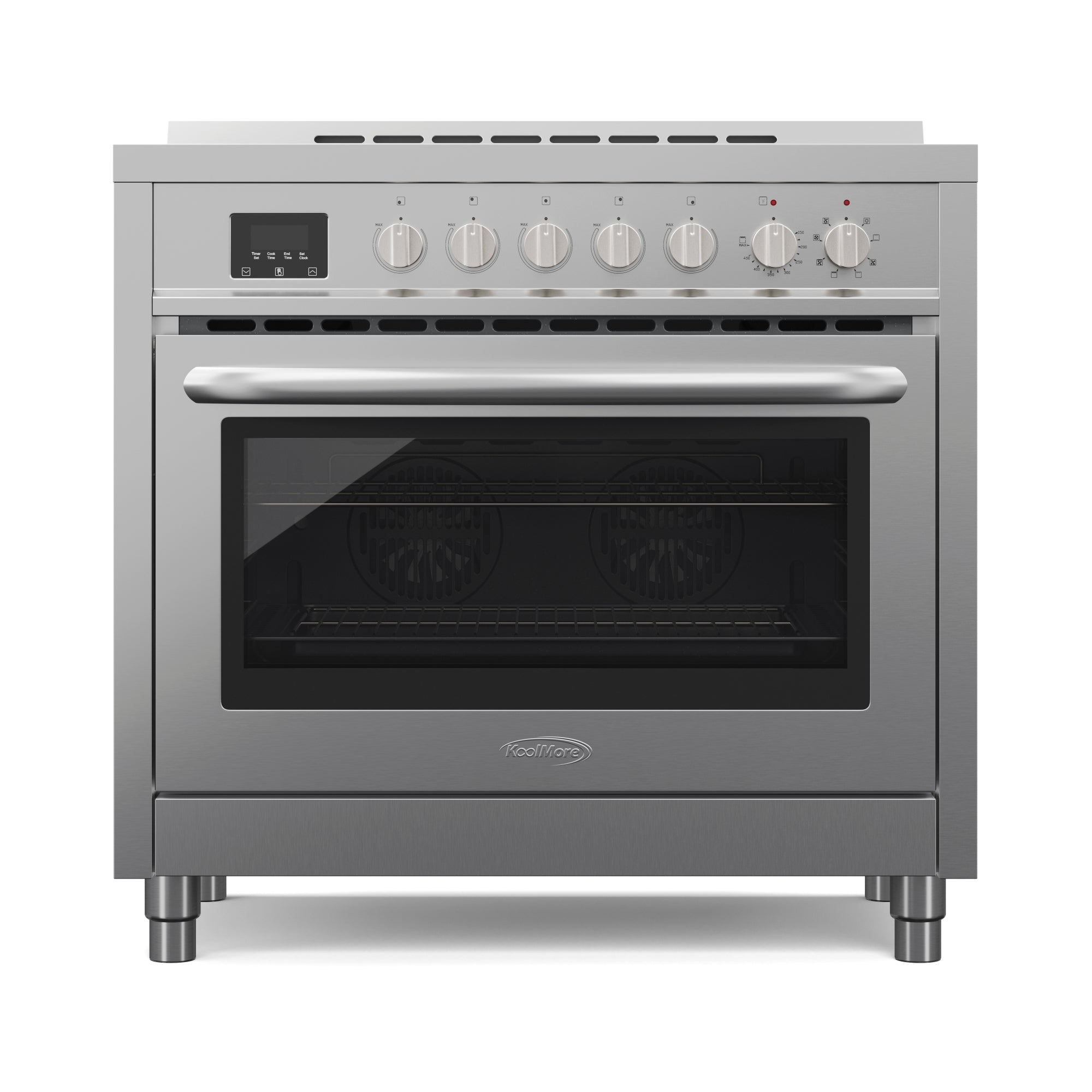 36 in. Professional Electric range Stainless Steel with Legs, 4.3