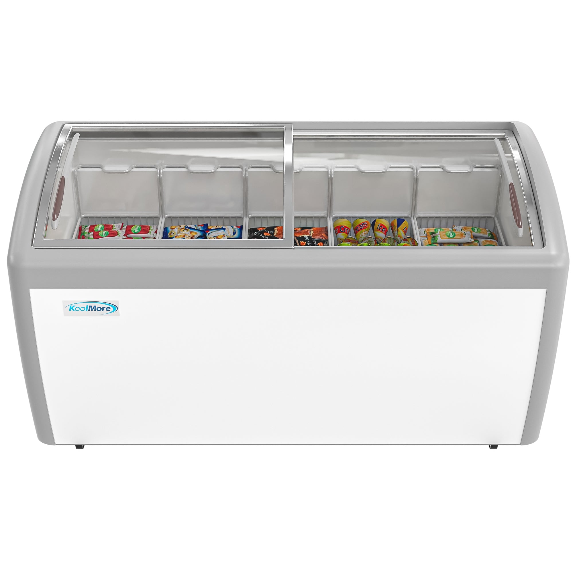 Koolmore 60 in. Display Ice Cream Freezer - 16 Cu ft. MCF-16C