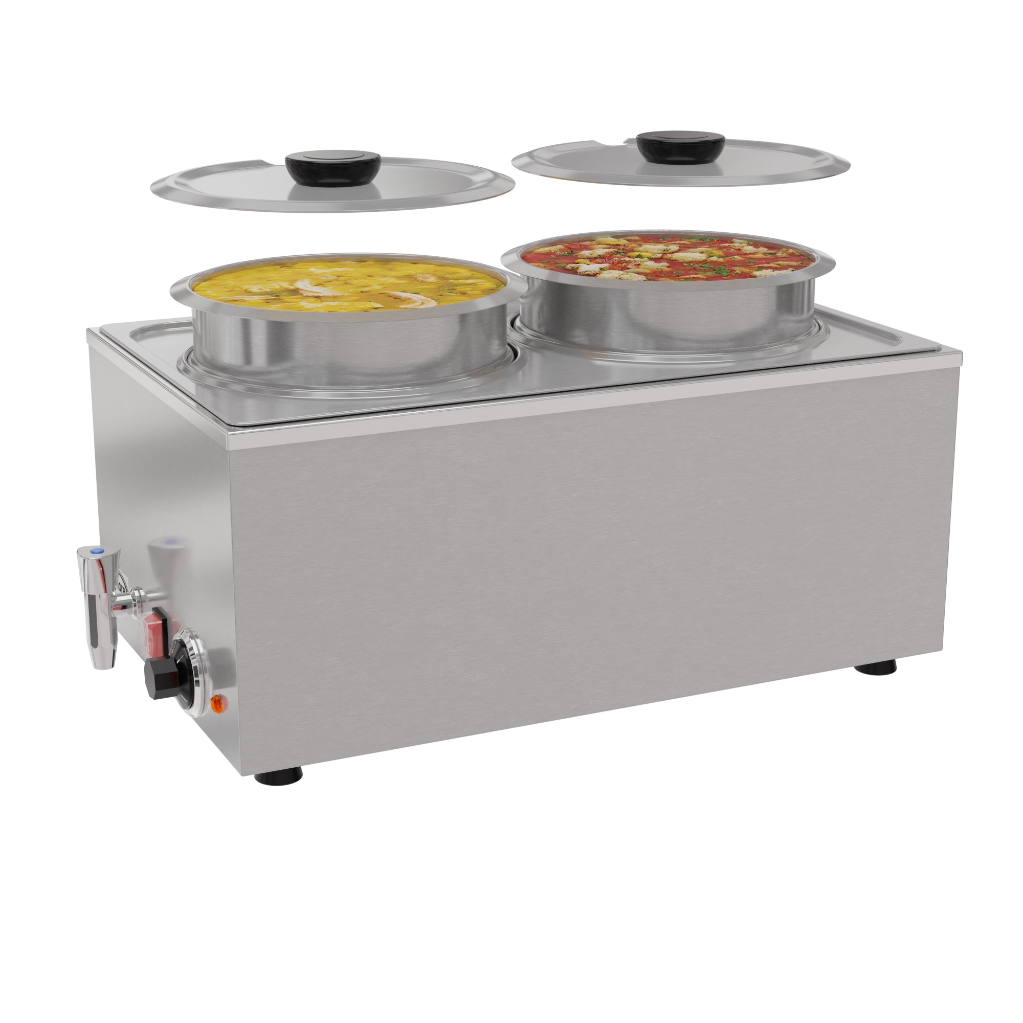 Commercial Bain Marie Countertop Food Warmer Koolmore CFW-4T