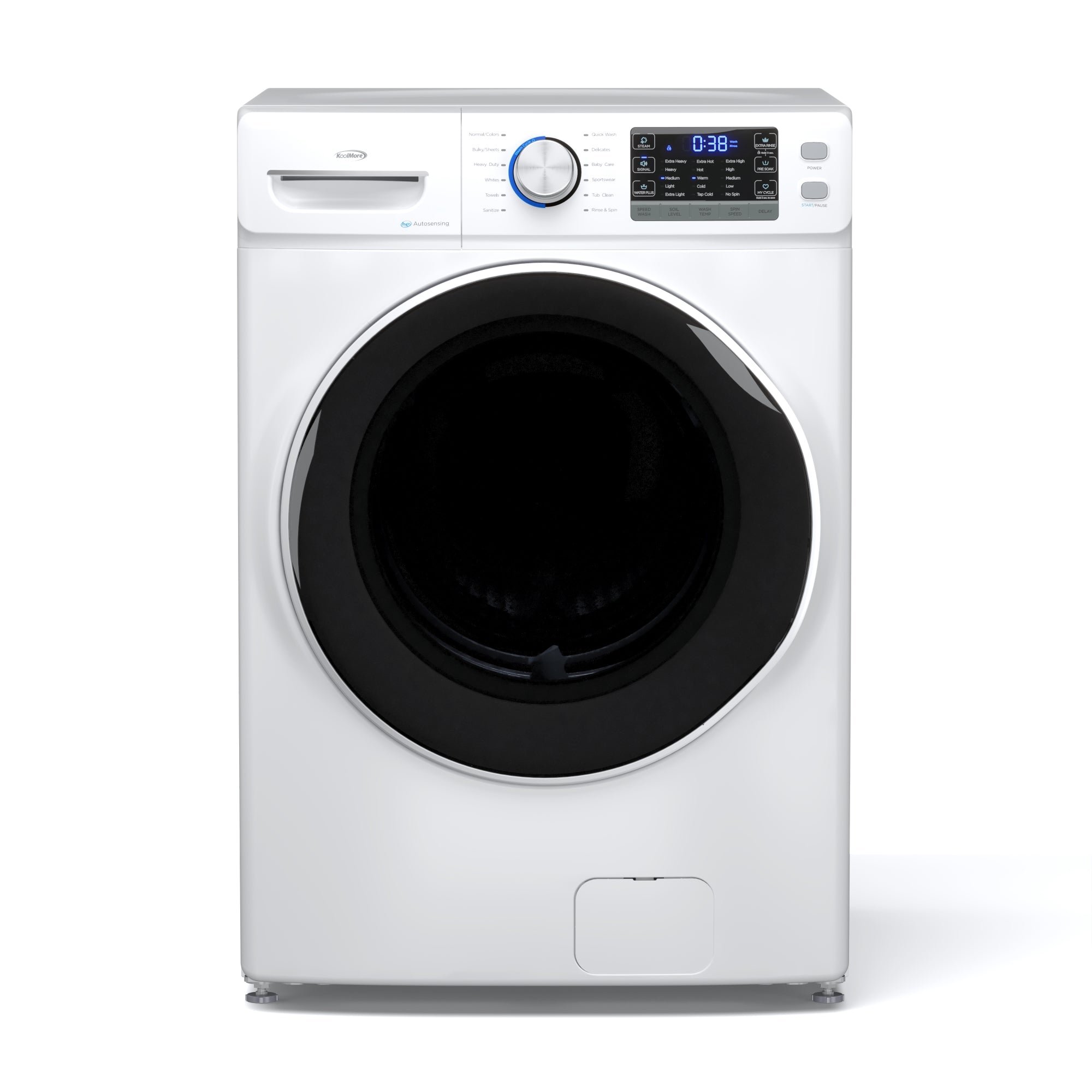 2.7 cu. ft. Stackable Front Load Compact Washing Machine in White, FWM-3CF-W