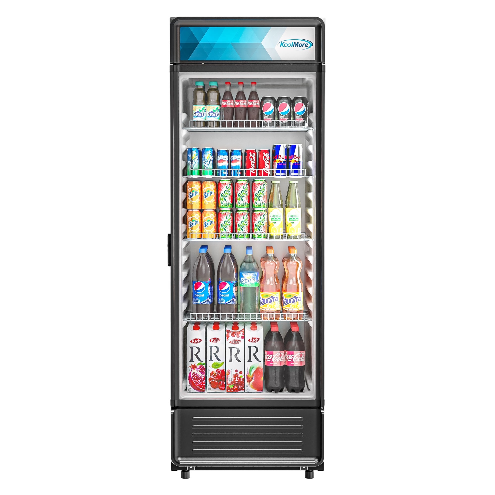 24 in. One-Door Merchandiser Refrigerator - 12 Cu Ft. MDR-1GD-12C