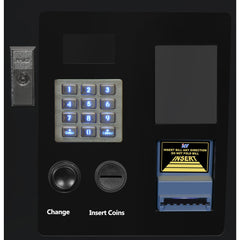 50 in. 60-Slot Snack Vending Machine with 22-inch Touch Screen, Bill and Coin Acceptor in Black, Non-Refrigerated (KM-VMNT-50-BC)