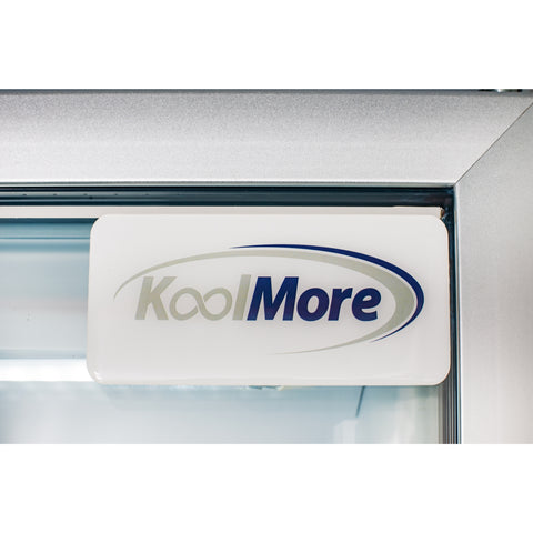 30 in. 21 cu. ft. Commercial Auto Defrost Glass Door Reach-In Freezer in White (KM-RIF-1GD21C-A)