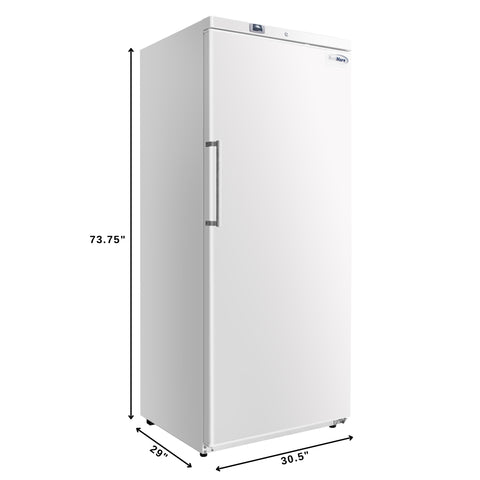 30 in. Commercial Auto-Defrost Reach-In Freezer, 21 cu. ft. in White (KM-RIF-1D17C-WH)