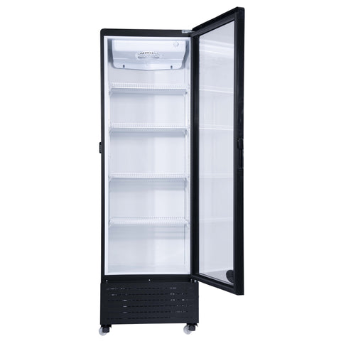 BEYOU Display Merchandiser Refrigerator, 13.3 Cu. Ft Commercial Upright Beverage