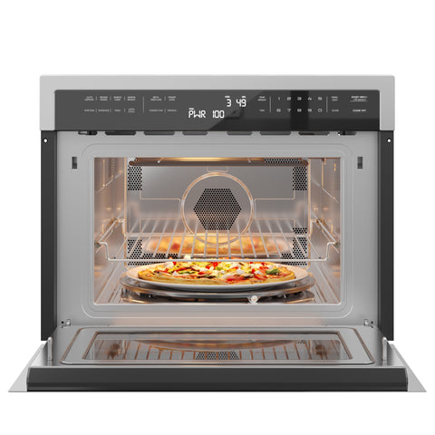 24 in. Stainless Steel Convection Oven with Microwave KM-CWO24-SS.