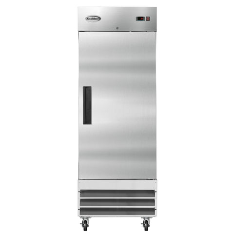 29 in. One Door Commercial Reach-in Refrigerator, 23 cu. ft. in Stainless-Steel (RIR-1D-SS)