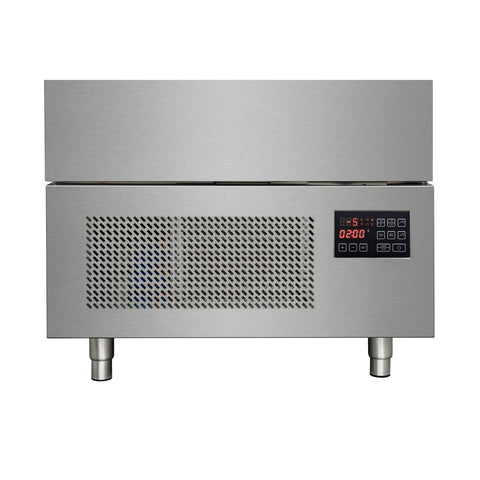 30 in. 5-Pan Commercial Countertop Blast Chiller 30 lbs Rapid Chill / 26.5 lbs Rapid Freeze with ETL for Safety and Sanitation in Stainless-Steel (KM-CBLC-5)