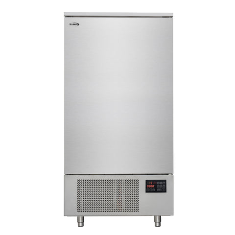 31 in. 10-Pan Commercial Reach-In Blast Chiller 88 lbs Rapid Chill / 77 lbs. Rapid Freeze with ETL for Safety and Sanitation in Stainless-Steel (KM-CBLC-10)