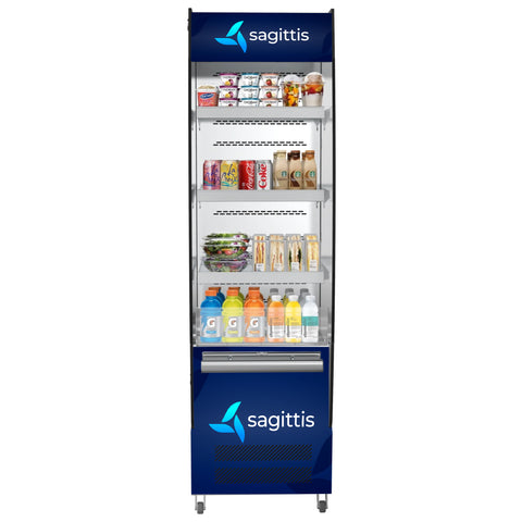26 in. Open Air Grab and Go Refrigerator - 7.7 Cu Ft. CDAU-7C-SS - Wrap