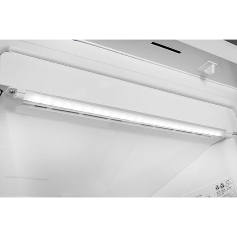 24 in. 12 cu. ft. Commercial Auto Defrost Glass Door Reach-In Freezer in White (KM-RIF-1GD12C-A)