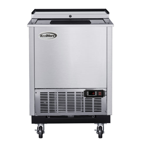 25 in. Commercial Glass Froster in Stainless Steel, ETL Listed, 5 cu. ft. (KM-GF25-SS)