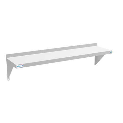 12" x 48" 18-Gauge Stainless-Steel Heavy Duty Wall Shelf