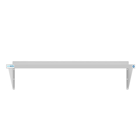 12" x 48" 18-Gauge Stainless-Steel Heavy Duty Wall Shelf