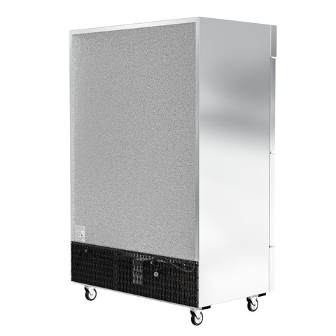 54 in. Commercial Stainless Steel Solid Half Door Reach-In Refrigerator 47 cu. ft.