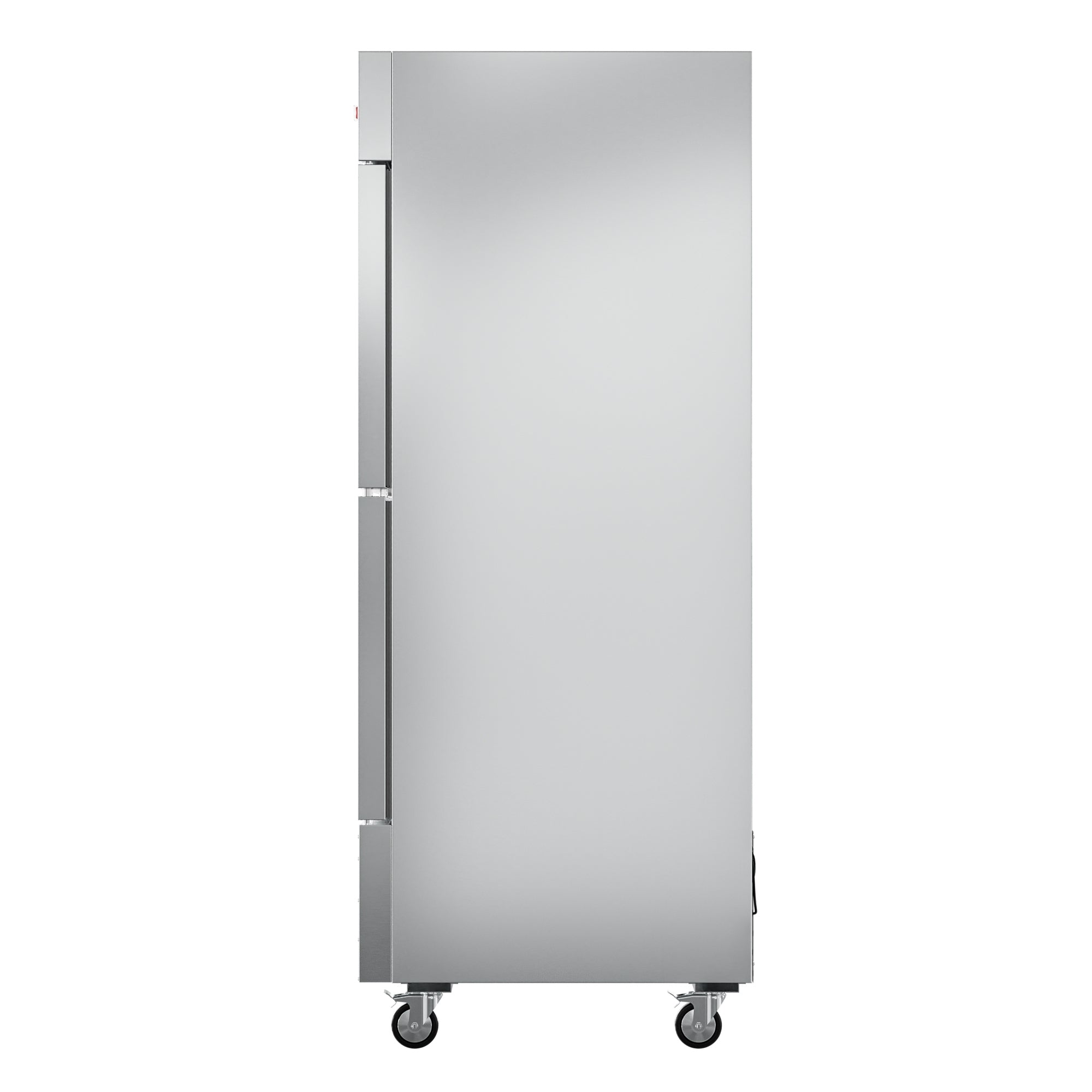 54 in. Commercial Stainless Steel Solid Half Door Reach-In