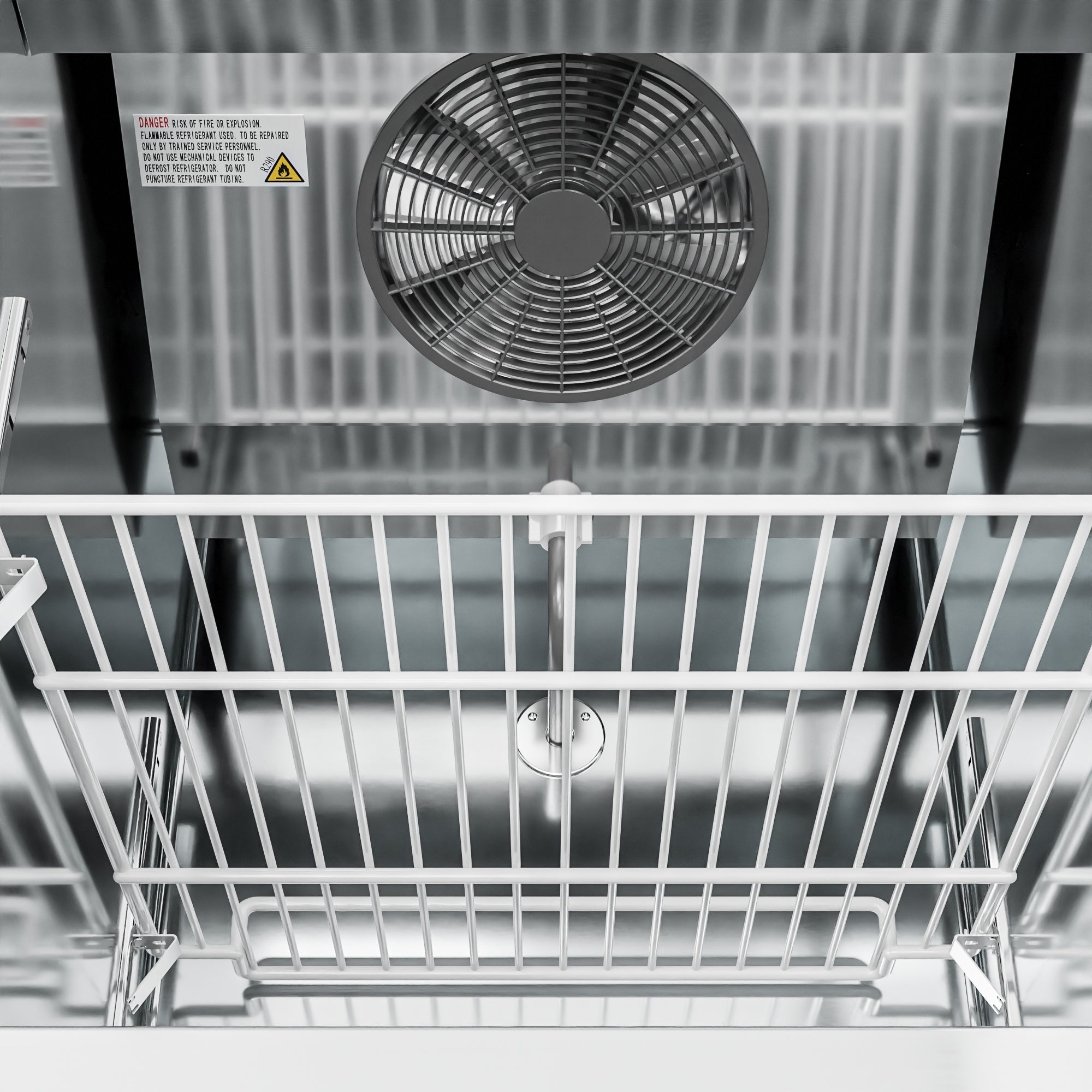 29 in. Commercial Stainless Steel Solid Half Door Reach-In