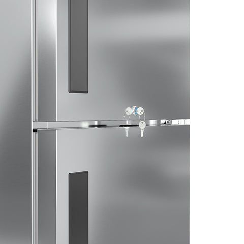 29 in. Commercial Stainless Steel Solid Half Door Reach-In Refrigerator, 23 cu. ft.