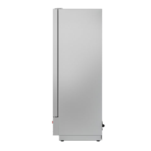 25 in. Commercial Stainless Steel 1-Door Reach-In Refrigerator, 12 cu. ft.