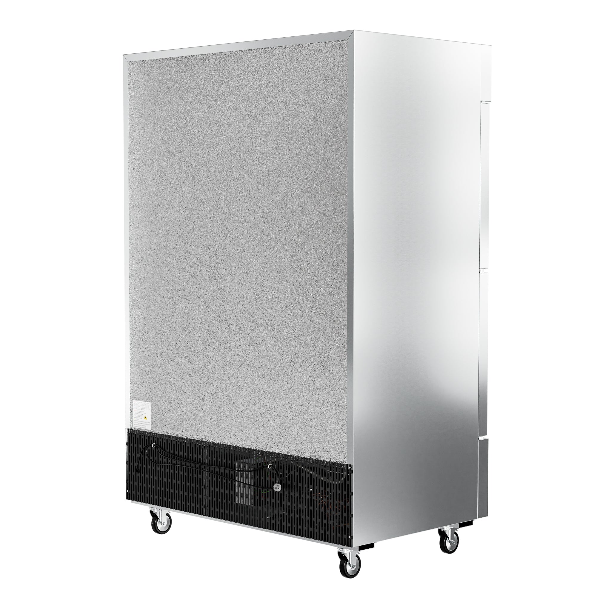 54 in. Commercial Stainless Steel Solid Half Door Reach-In Freezer