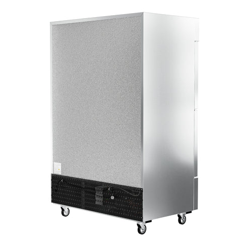 54 in. Commercial Stainless Steel Solid Half Door Reach-In Freezer, 47 cu. ft.