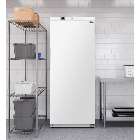 30 in. Commercial Auto-Defrost Reach-In Freezer, 21 cu. ft. in White (KM-RIF-1D17C-WH)