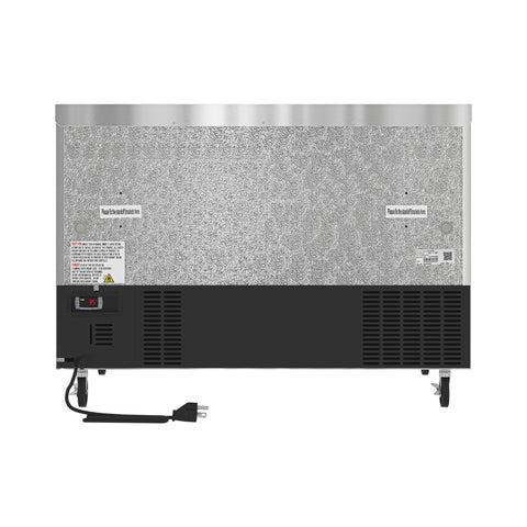 48 in. Two Door Commercial Undercounter Refrigerator in Stainless-Steel 11 cu. ft. (KM-UCR-2DSS)