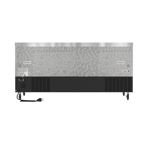 72 in. Three Door Commercial Undercounter Refrigerator 18 cu. ft. (KM-UCR-3DSS)