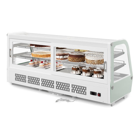 60 in. Countertop Bakery Display Refrigerator in White, 8 cu. ft. (CDC-8C-WH)