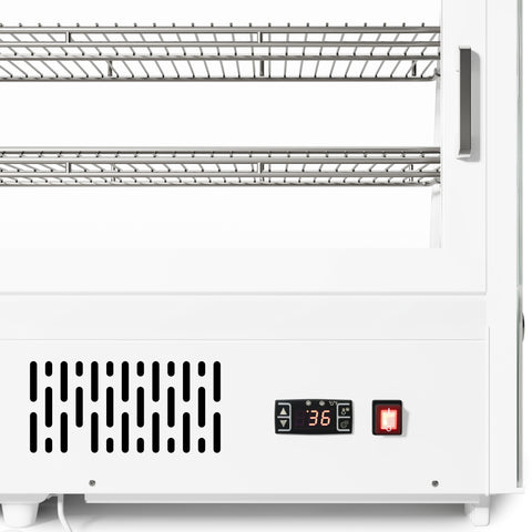 60 in. Countertop Bakery Display Refrigerator in White, 8 cu. ft. (CDC-8C-WH)