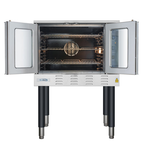 38 in. Full Size Single Deck Commercial LP Convection Oven 54,000 BTU