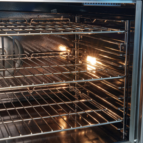 38 in. Full Size Single Deck Commercial LP Convection Oven 54,000 BTU With Casters