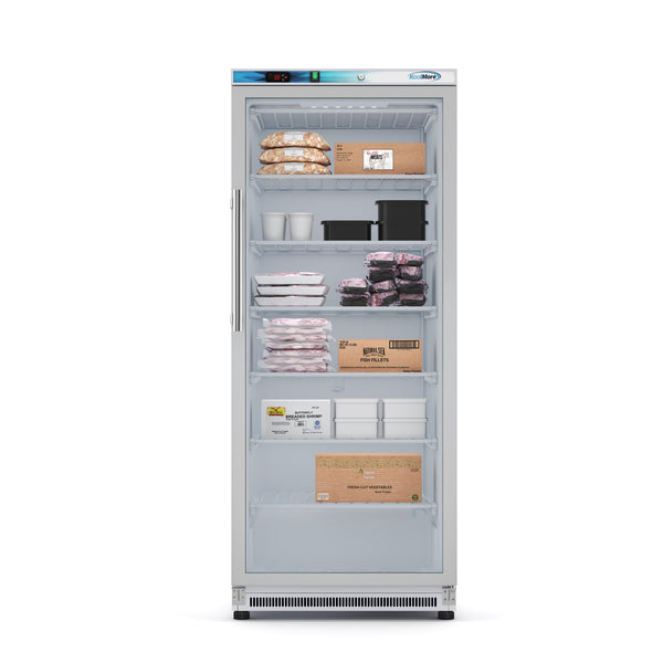 keikomafune 21 Cu. Ft. Commercial Freezer with Glass Door in White - Manual