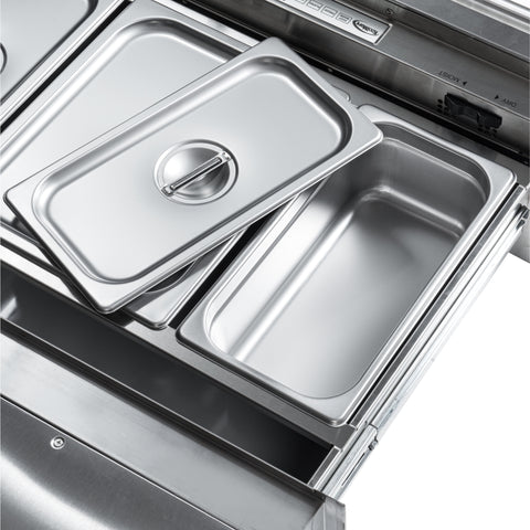 30 in. Warming Drawer with Three Compartments in Stainless-Steel (KM-RWD-30SS)