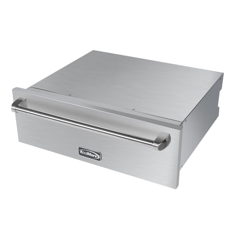 30 in. Warming Drawer with Three Compartments in Stainless-Steel (KM-RWD-30SS)