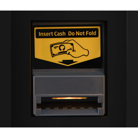 Refrigerated Snack and Drink Vending Machine with 36 Slots Featuring a Credit Card Reader and Coin/Bill Acceptor in Black (KM-VMR-30-BCR)