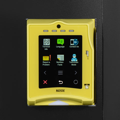 Refrigerated Snack and Drink Vending Machine with 60 Slots and 22 Inch Touch Screen With CC Reader and Bill Acceptor in Black (KM-VMRT-50-BR)