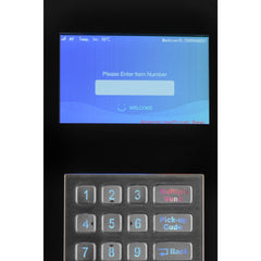 Refrigerated Snack and Drink Vending Machine with 36 Slots in Black