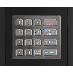 Refrigerated Snack and Drink Vending Machine with 60 Slots in Black