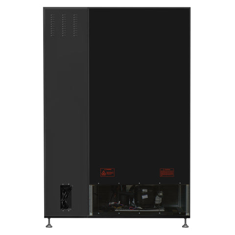 Refrigerated Snack and Drink Vending Machine with 60 Slots and 22 Inch Touch Screen With CC Reader and Bill Acceptor in Black (KM-VMRT-50-BR)