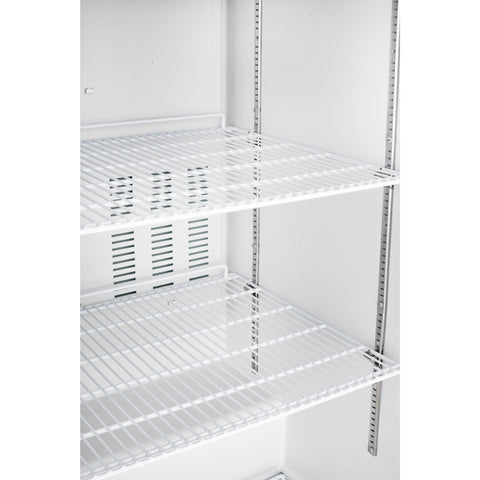 28 in. Commercial One Door Convertible Reach-In Refrigerator/Freezer with 25 Cu. Ft. Capacity in White, ETL Listed