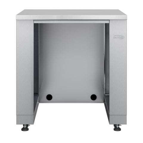 KoolMore Outdoor Kitchen Series Modular Kitchen with a 30 in. BBQ Grill And Grill Cabinet, Sink, Refrigerator and Cabinet in Stainless-Steel (KM-OKSKIT-CONFIG116)