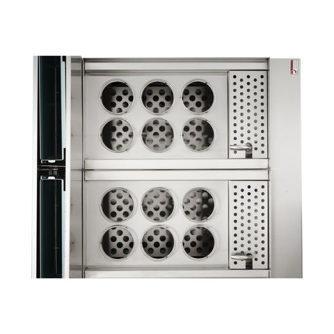 22-Gallon Natural Gas Pasta Cooker with 12 Baskets and 140,000 BTU in Stainless-Steel (KM-PC12-NG)