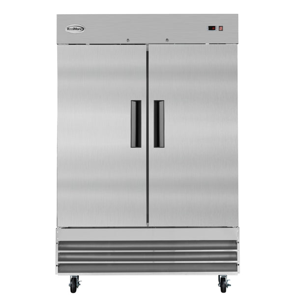 54 in. Two-Door Reach-In Refrigerator - 47 Cu Ft. – Koolmore