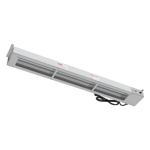 48 in. High Wattage Commercial Food Strip Warmer with Toggle Controls and Cord - 120V, 1200W, UL Listed in Stainless-Steel (KM-WSTRIP-48)