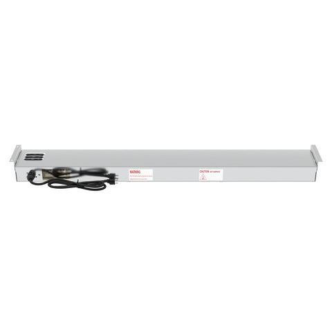 48 in. High Wattage Commercial Food Strip Warmer with Toggle Controls and Cord - 120V, 1200W, UL Listed in Stainless-Steel (KM-WSTRIP-48)